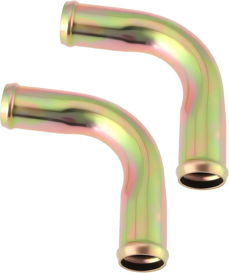Briny River 2pcs 90° Elbow Heater Hose Connector Adapter Coolant Fitting for Automotive Systems, 3/4" x 3/4" in 19mm x 19mm - Image 1